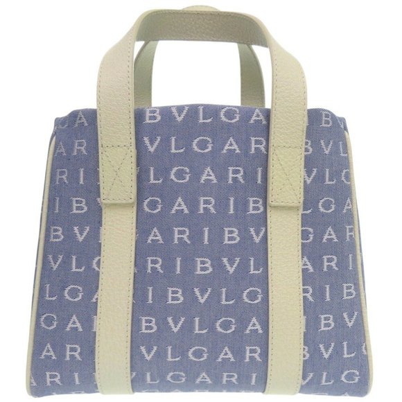 Bulgari Bvlgari bvlgari Blue Canvas tote - Picture 1 of 9